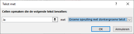 Voorwaardelijke opmaak 5