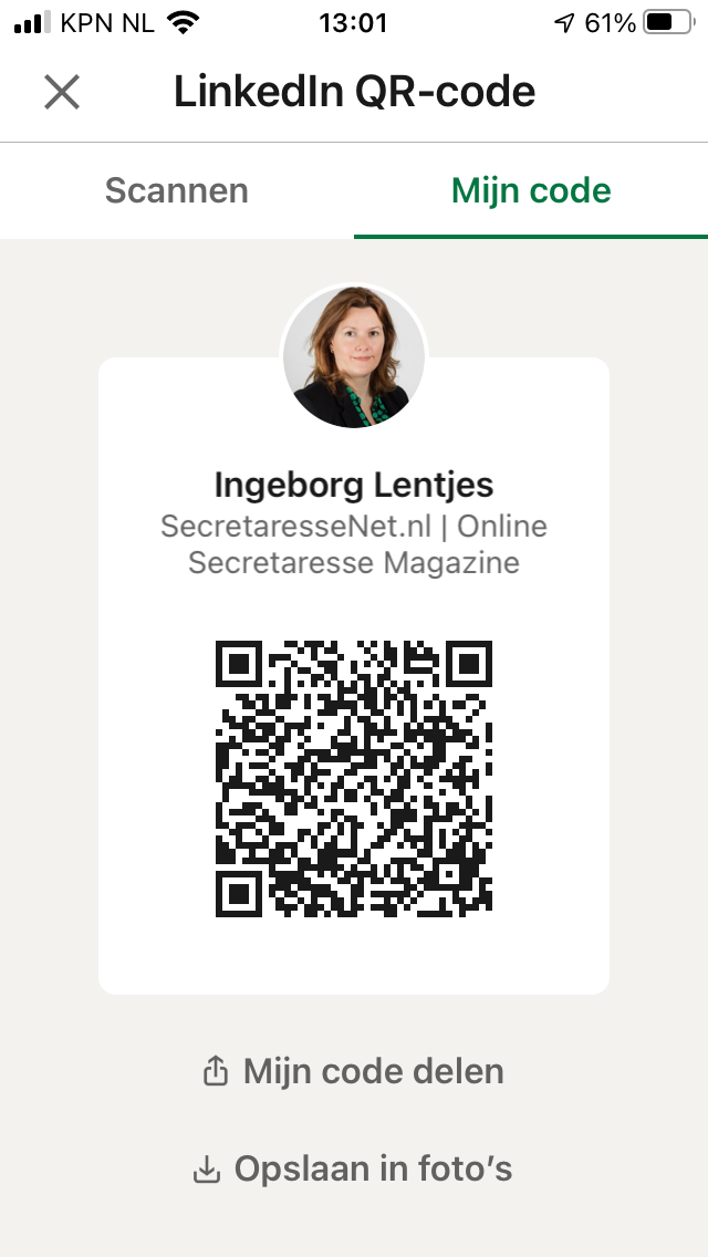 qr code op linkedin