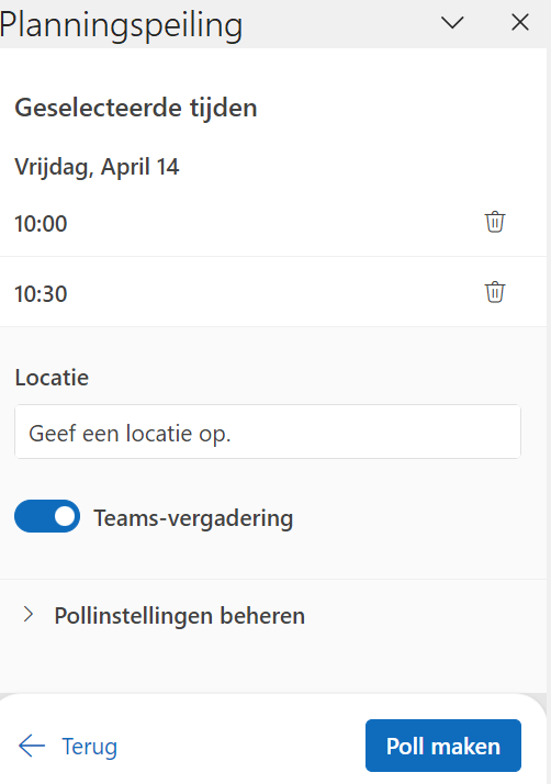 planningsassistent