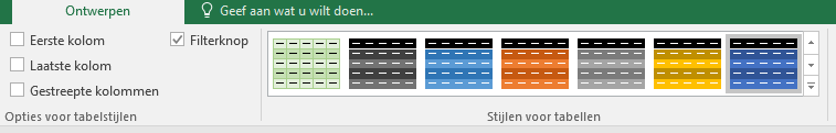 Tabel excel